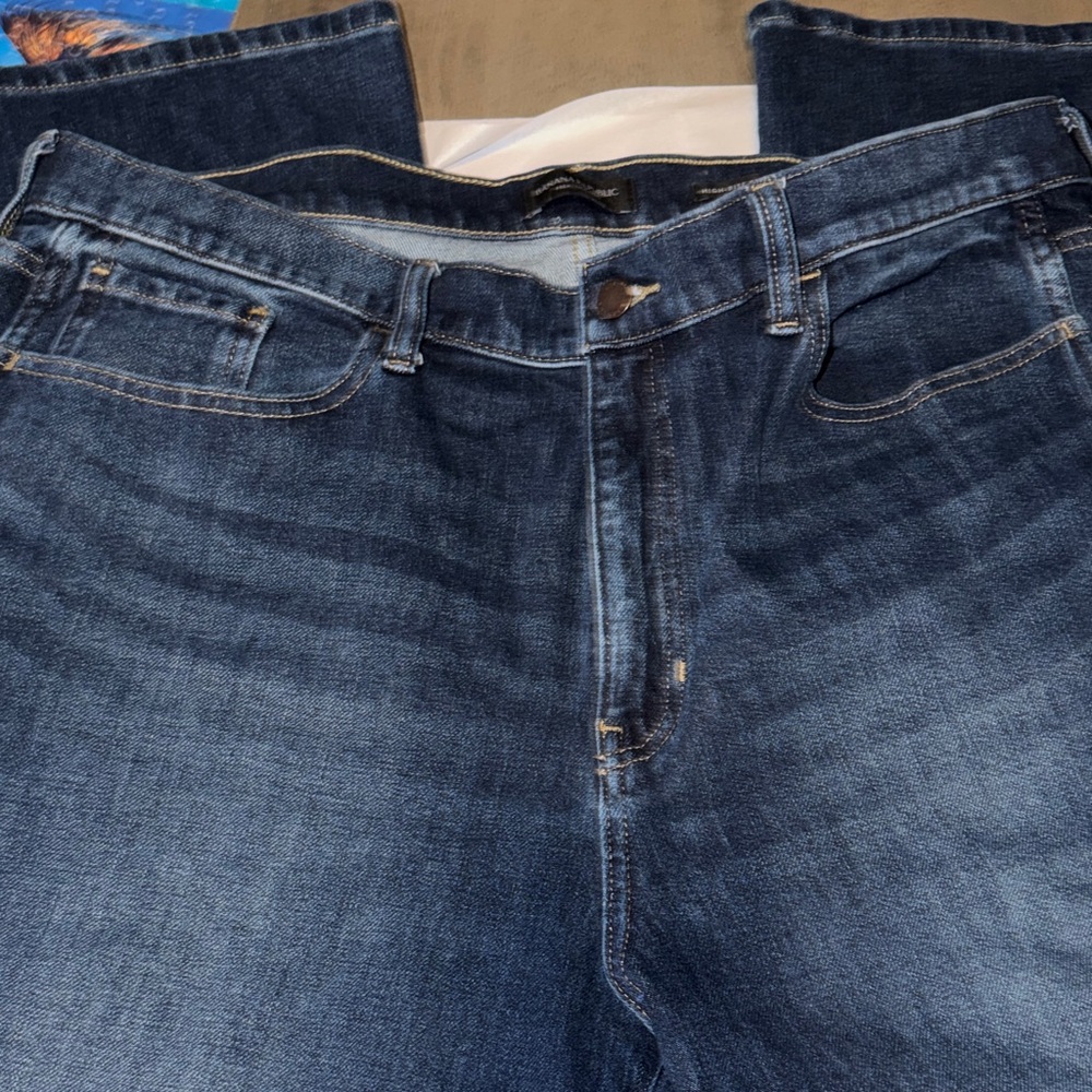 Banana Republic Women's High Rise Dark Blue Jeans - Picture 5 of 6